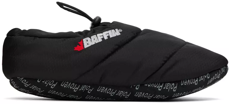 Черные мягкие тапочки Baffin