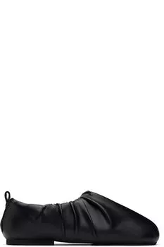 Черные мятые мокасины YUME YUME