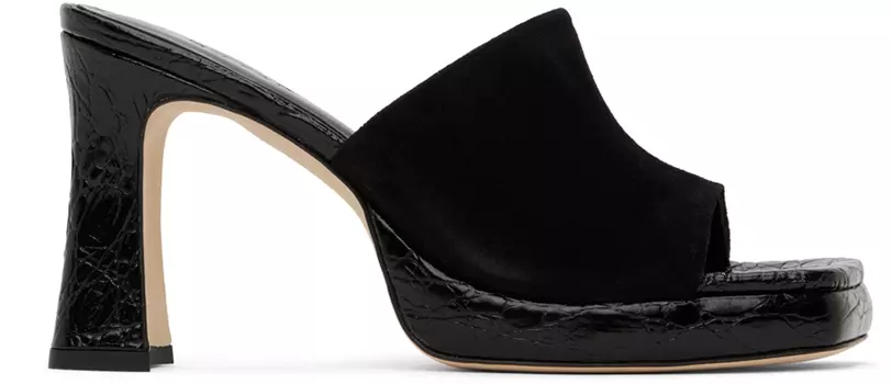 Черные мюли Белиз BY FAR