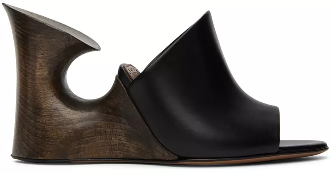 Черные мюли Sculpture ALAA