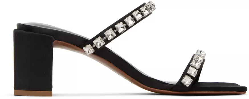 черные мулы Таня BY FAR