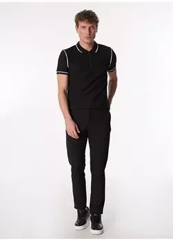 Черные мужские базовые брюки чинос F4SM-PNT-0767 Fabrika, черный