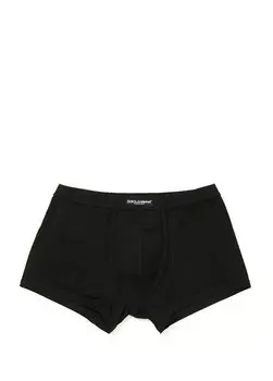 Черные мужские боксеры с логотипом Dolce&Gabbana
