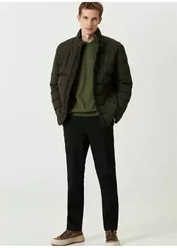 Черные мужские брюки прямого кроя с нормальной талией Network