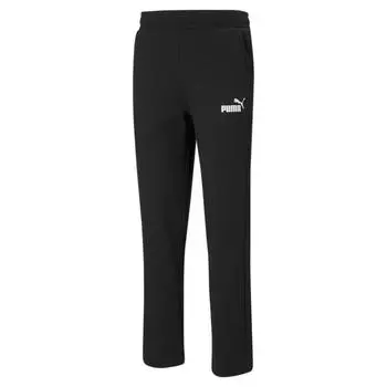 Черные мужские брюки с логотипом PUMA Essentials