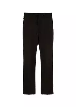 Черные мужские брюки узкого кроя с эластичной талией нормального кроя Just Cavalli