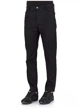 Черные мужские брюки узкого кроя с нормальной талией Bikkembergs