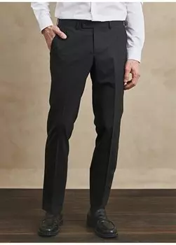 Черные мужские брюки узкого кроя с нормальной талией 4A0100000002 Altnyldz Classics, черный