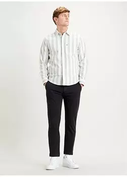 Черные мужские джинсовые брюки с нормальной талией 17199-0005 XX CHINO SLIM II MINERAL Levis, черный