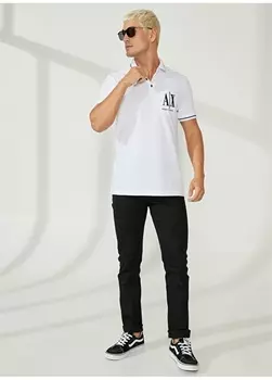 Черные мужские джинсовые брюки с нормальной талией Armani Exchange