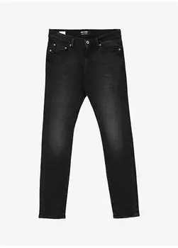 Черные мужские джинсовые брюки с высокой талией ONSWARP SKINNY WB 9095 DCC DNM NOOS Only & Sons, черный