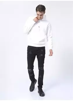 Черные мужские джинсовые брюки Skinny Aeropostale