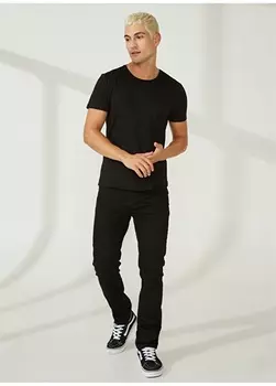 Черные мужские джинсовые брюки Skinny с нормальной талией Black On Black