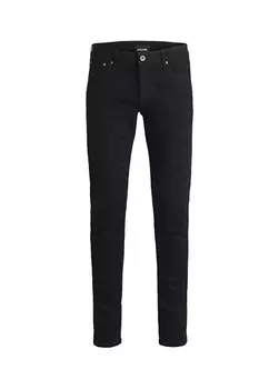 Черные мужские джинсовые брюки узкого кроя с заниженной талией Jack & Jones