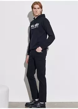 Черные мужские джинсовые брюки Wrangler