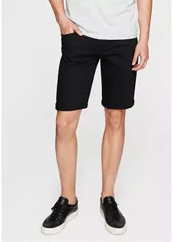 Черные мужские джинсовые шорты BRIAN B 0418423313 Mavi, черный