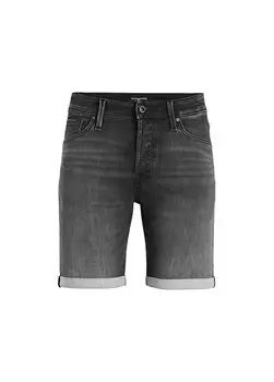 Черные мужские джинсовые шорты стандартного кроя JJIRICK JJICON SHORTS SQ 612 IK SS Jack & Jones, черный