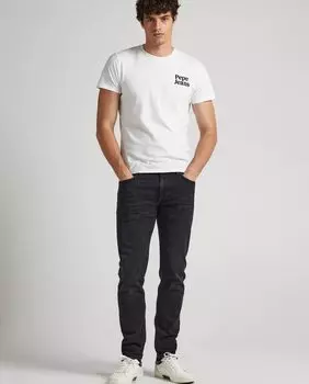 Черные мужские джинсы Hatch slim Pepe Jeans, черный