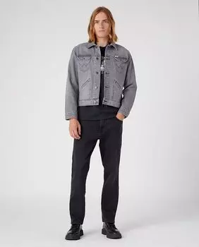 Черные мужские джинсы прямого кроя Greensboro Wrangler, черный