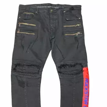 Черные мужские джинсы Yatchy Denim ROCKSTAR ORIGINAL, черный