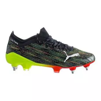 Черные мужские футбольные бутсы Ultra 1 2 mxsg Puma, черный