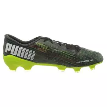 Черные мужские футбольные бутсы Ultra 2 2 fg/ag Puma, черный