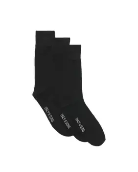 Черные мужские короткие носки Only & Sons, черный