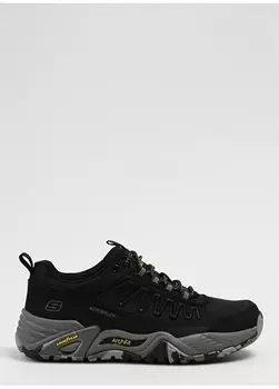Черные мужские кожаные кроссовки 204537 BLK Skechers, черный