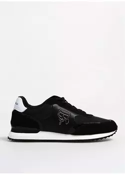 Черные мужские кожаные кроссовки KL52932 Karl Lagerfeld, черный