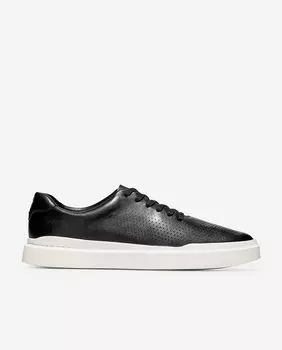 Черные мужские кожаные кроссовки с кружевной застежкой Cole Haan, черный