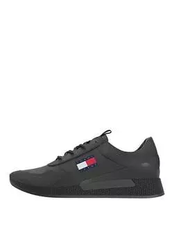 Черные мужские кроссовки FLEXI RUNNER Tommy Hilfiger, черный