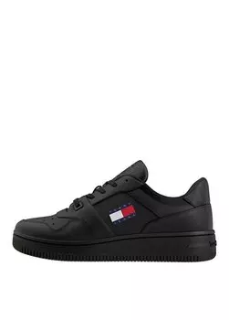 Черные мужские кроссовки TJM RETRO BASKET ESS Tommy Hilfiger, черный