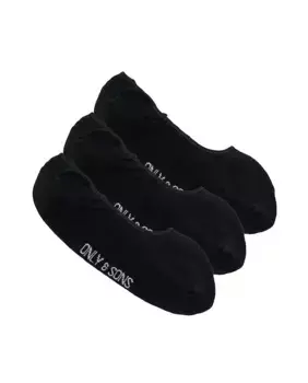 Черные мужские носки на мизинцы Only & Sons