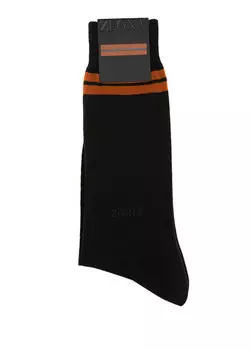 Черные мужские носки с рисунком Zegna