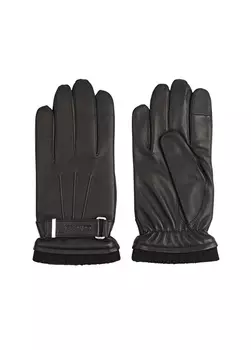 Черные мужские перчатки Calvin Klein