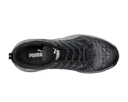 Черные мужские рабочие туфли с низкой безопасностью Charge Puma, черный