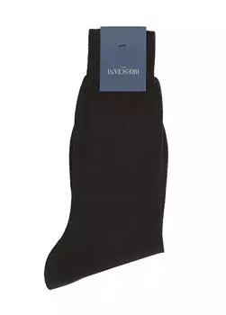Черные мужские шерстяные носки Bresciani