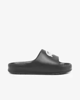 Черные мужские шлепанцы Serve Slide 2 Lacoste