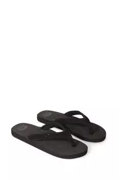 Черные мужские шлепанцы Tide с логотипом из переработанного материала Animal, черный