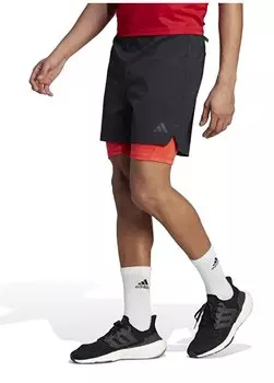 Черные мужские шорты HY0778-2IN1 POW SHORT adidas, черный