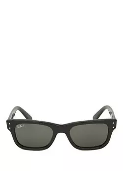 Черные мужские солнцезащитные очки прямоугольной формы Ray-Ban