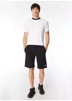 Черные мужские спортивные шорты 8NPS02PJ05Z EA7, черный