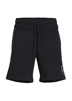 Черные мужские спортивные шорты Comfort Fit JPSTSWIFT SWEAT SHORTS SN AUT Jack & Jones, черный