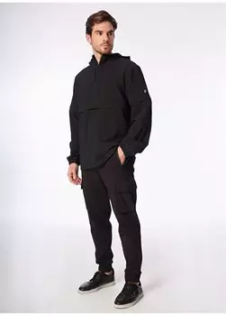 Черные мужские спортивные штаны из эластичной базовой технической ткани F4SM-EA 0772 Fabrika, черный