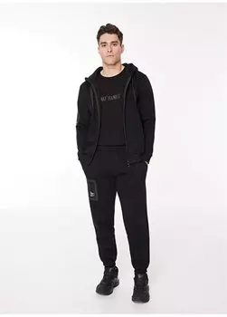 Черные мужские спортивные штаны свободного покроя PXW G511 REPOCKET_REPOCKET LOOSE FT Ko Samui, черный