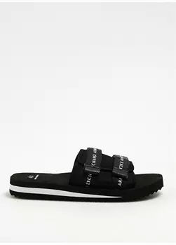 Черные мужские тапочки Armani Exchange