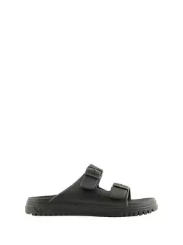 Черные мужские тапочки Armani Exchange