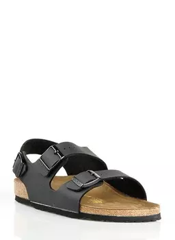 Черные мужские тапочки Birkenstock