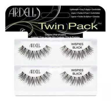 Черные накладные ресницы, 2 пары Ardell, Wispies