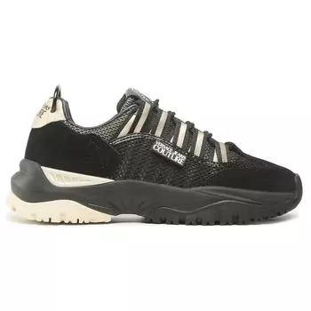 Черные нейлоновые кроссовки Versace Jeans